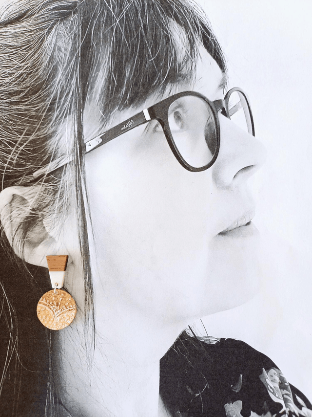 " Les Gatsby " - Boucles d'oreilles liège