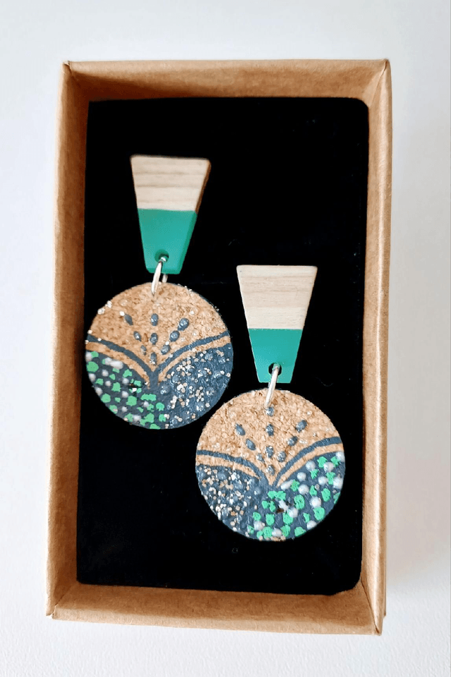 " Les Gatsby " - Boucles d'oreilles liège 
