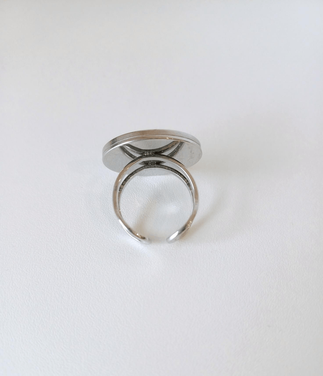 Bague liège "Les Naturelles " couleur argent