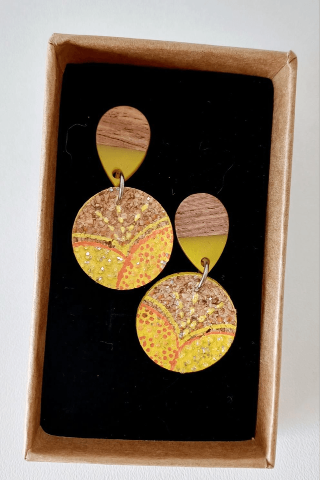 " Les Gatsby "- Boucles d'oreilles liège