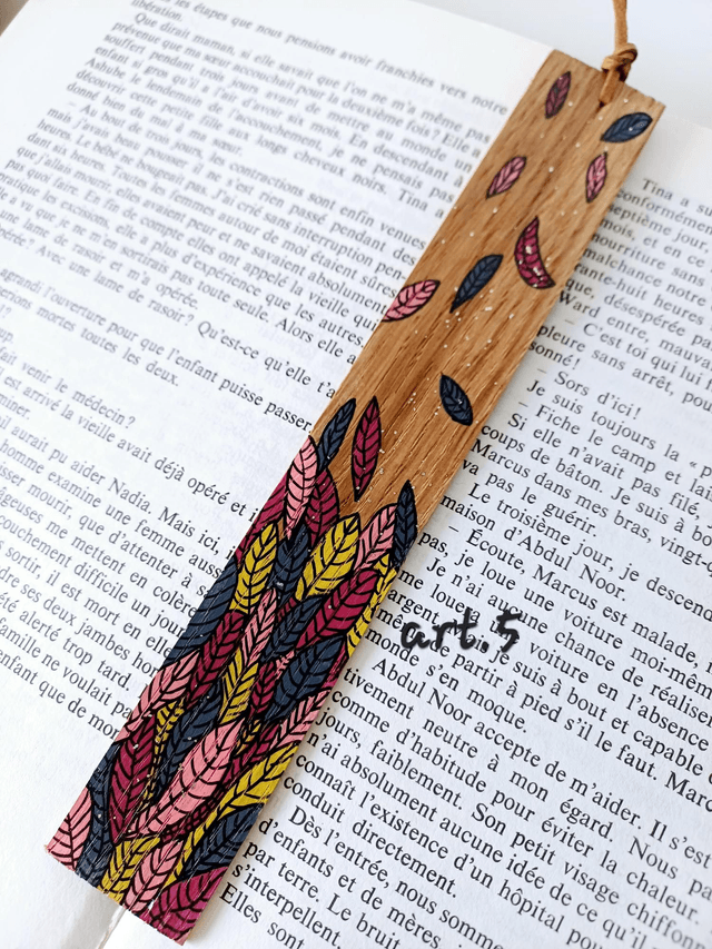 " Les Feuilles " - Marque-pages 