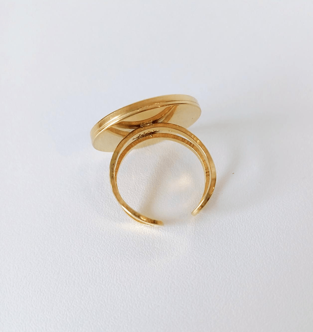 Bague liège "Les Naturelles " couleur or 
