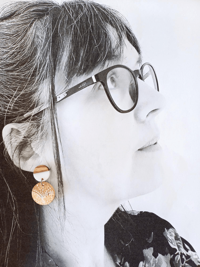 " Les Gatsby " - Boucles d'oreilles liège