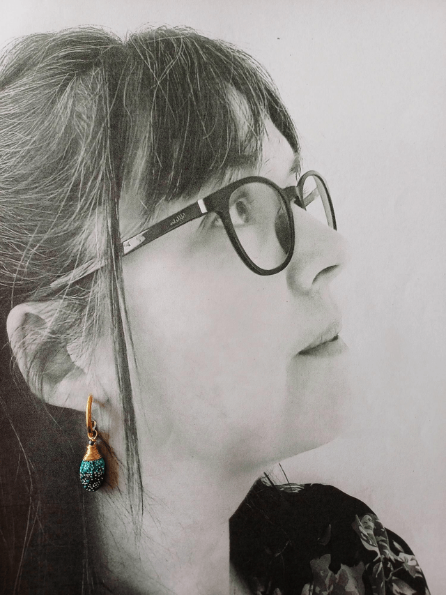 "Équinoxe" Lucioles d'été dorées - boucles d'oreilles graines de potimarron 