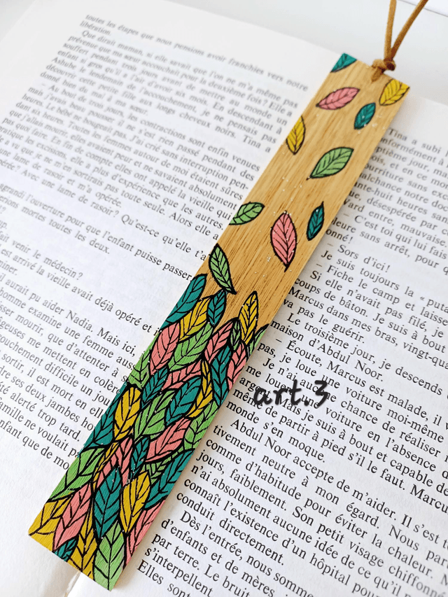 " Les Feuilles " - Marque-pages 