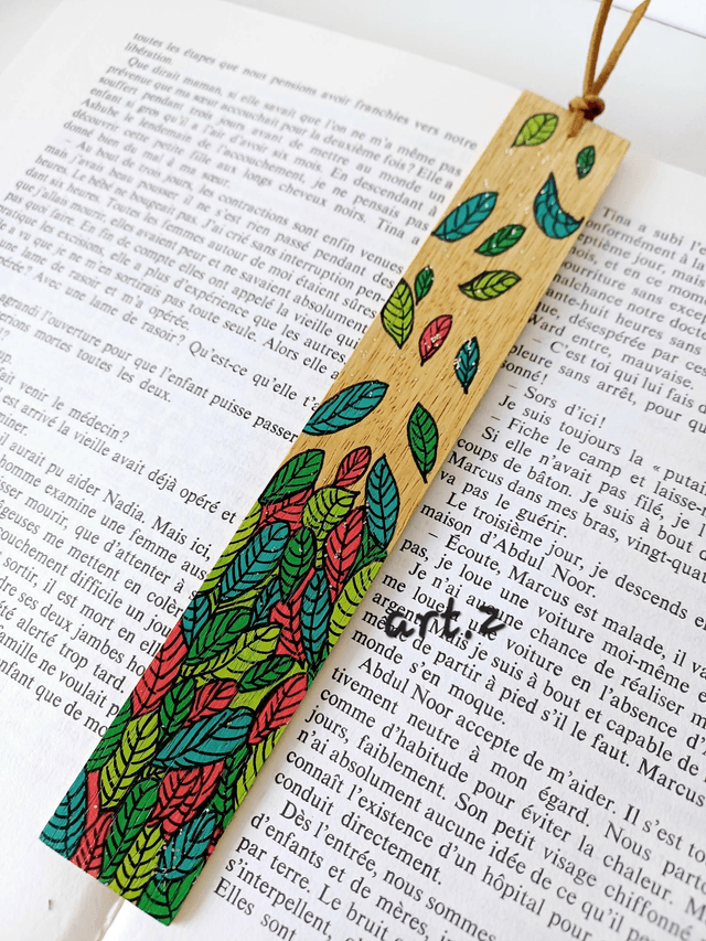 " Les Feuilles " - Marque-pages 