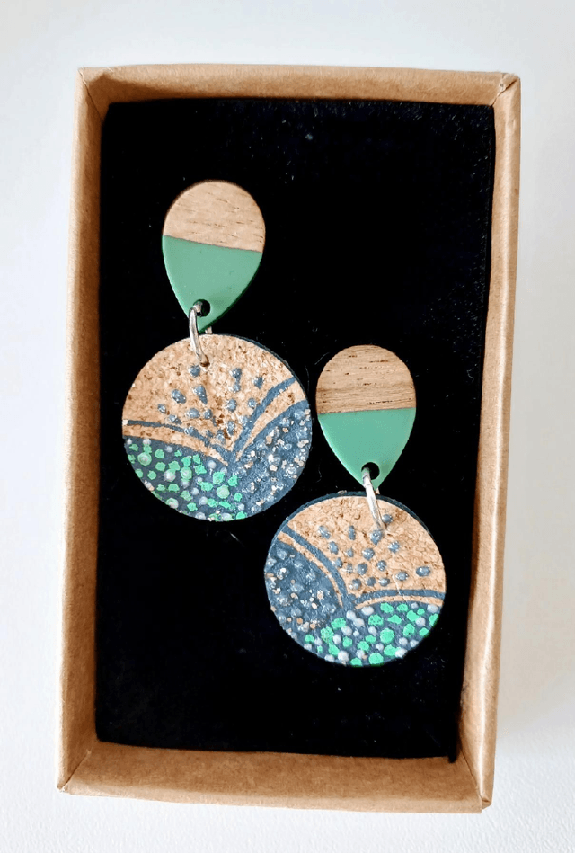 " Les Gatsby " - Boucles d'oreilles liège 