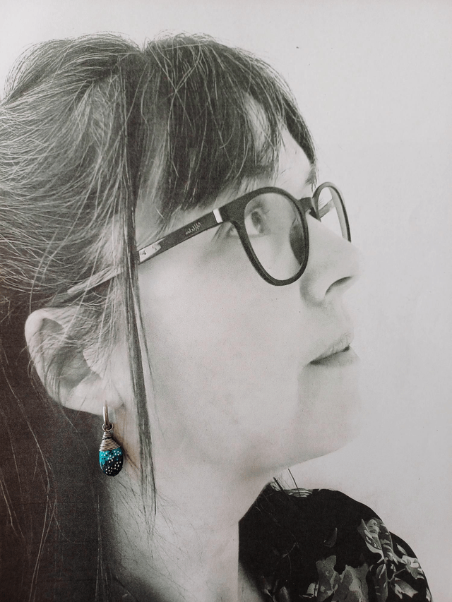 "Équinoxe" Lucioles d'été Argentées - boucles d'oreilles graines de potimarron 
